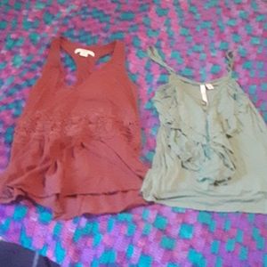 2 - size XS tops